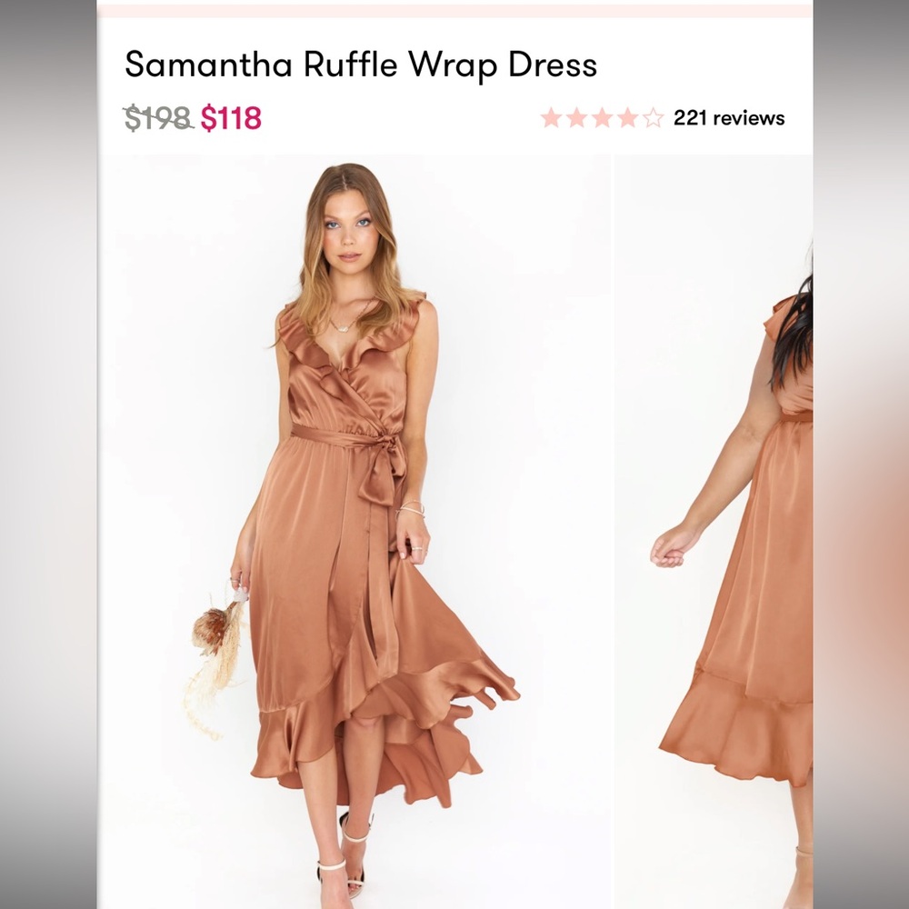 Show me your MuMu Samantha Ruffle Wrap Dress